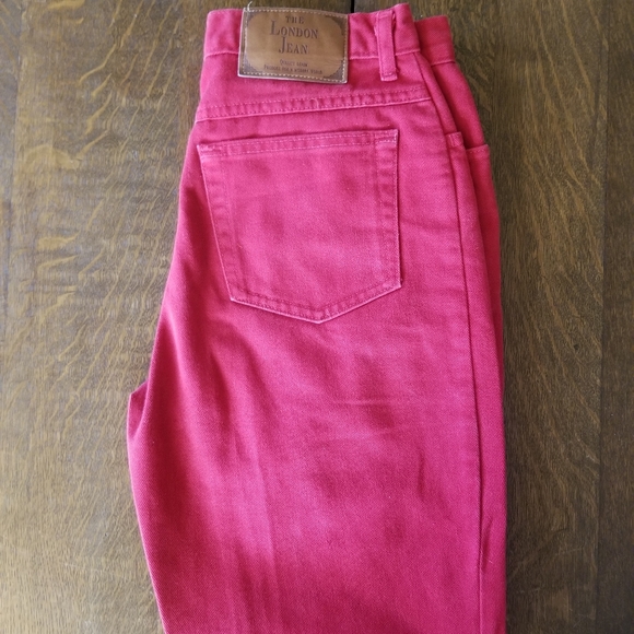 Moda International Denim - Red Moda Int'l The London Jean Size 8 Vintage